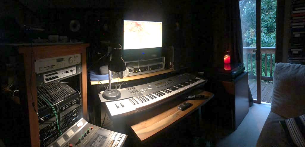 Pre-production suite with keyboard workstation